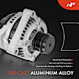 APALT060 Alternator 150A 12V CW 6-Groove Decoupler Pulley