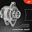 APALT1004 Alternator 81A 12V CW 6-Groove Pulley