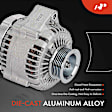 APALT1005 Alternator 105A 12V CW 6-Groove Pulley