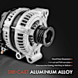 APALT104 Alternator 150A 12V CW 6-Groove