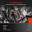 APALT1050 Alternator 90A 12V CW 4-Groove Pulley