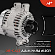 APALT1052 Alternator 80A 12V CW 7-Groove Pulley