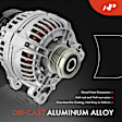 APALT106 Alternator 12V CW 5-Groove Clutch Pulley