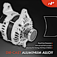 APALT1094 Alternator 150A 12V CW 6-Groove Decoupler Pulley
