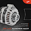 APALT1124 Alternator 150A 12V CW 6-Groove Pulley