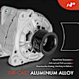 APALT1130 Alternator 150A 12V CW 7-Groove Pulley