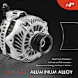 APALT113 Alternator 110A 12V CW 6-Groove Pulley