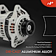 APALT1165 Alternator 90A 12V CW 6-Groove Pulley