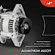 APALT1168 Alternator 50A 12V CW 1-Groove Pulley