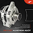 APALT1192 Alternator 120A 12V CW 5-Groove Clutch Pulley