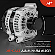 APALT1198 Alternator 220A 12V CW 6-Groove Decoupler Pulley