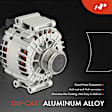 2015 Audi Q3 - Alternator, 2.0L 4Cyl New, 140 Amp