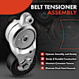 APALT1314PG 2 Pcs Alternator and Belt Tensioner Assembly