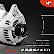 APALT152 Alternator 150A 12V CW 6-Groove Pulley