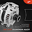 APALT156 Alternator 220A 14V CW 7-Groove Pulley