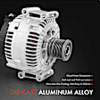 APALT158 Alternator 180A CW 7-Groove