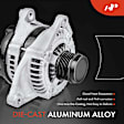 APALT197 Alternator 100A 12V CW 6-Groove Pulley