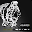 APALT205 Alternator 120A 12V CW 6-Groove Pulley