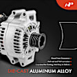 APALT264 Alternator 210A 12V CW 8-Groove