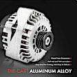 APALT341 Alternator 136A 12V CW 7-Groove