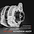 APALT366 Alternator 140A 12V CW 6-Groove