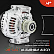 APALT376 Alternator 120A 12V CW 7-Groove Clutch Pulley