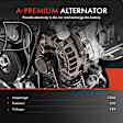 APALT498 Alternator 130A 12V Bi-Directional