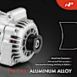 APALT540 Alternator 102A 12V CW 6-Groove Pulley