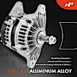 APALT647 Alternator 200A 12V CW without Pulley