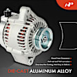 APALT669 Alternator 90A 12V CCW 4-Groove Pulley