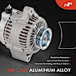 APALT694 Alternator 80A 12V CW 4-Groove Pulley