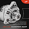 APALT707 Alternator 120A 12V CW 6-Groove Clutch Pulley