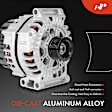 APALT711 Alternator 120A 12V CW 6-Groove Pulley