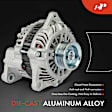 APALT713 Alternator 110A 12V CW 6-Groove Pulley