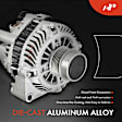 APALT721 Alternator 140A 12V CW 6-Groove Decoupler Pulley