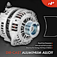 APALT736 Alternator 130A 12V CW 7-Groove Pulley