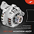 APALT773 Alternator 230A 12V CW 7-Groove Pulley