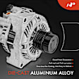 APALT778 Alternator 140A 12V CW 6-Groove Decoupler Pulley