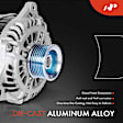 APALT780 Alternator 130A 12V CW 7-Groove Pulley
