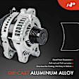 APALT798 Alternator 100A 12V CW 7-Groove Decoupler Pulley