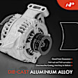 APALT820 Alternator 120A 12V CW 5-Groove Pulley