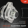 2019 Honda Odyssey - Alternator, 3.5L 6Cyl Internal Fan, New, 155
