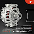 APALT884 Alternator 12V CW 6-Groove Clutch Pulley