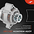 APALT939 Alternator 80A 12V CW 6-Groove Pulley