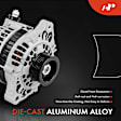 APALT949 Alternator 80A 12V CW 6-Groove Pulley