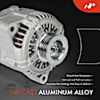 APALT957 Alternator 100A 12V CW 6-Groove Pulley