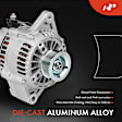 1997 Toyota T100 - Alternator, 2.7L 4Cyl Amperage: 70 Amp, Number of Grooves: 5-Groove Pulley, Specification: Voltage: 12 Volt, Rotation: Clockwise, To Mid 1997 or From Mid 1997, New, 70