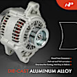 APALT970 Alternator 125A 12V CW 6-Groove Pulley