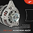 APALT982 Alternator 95A 12V CW 4-Groove Pulley