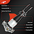 APAST243 Front Driver Air Suspension Strut